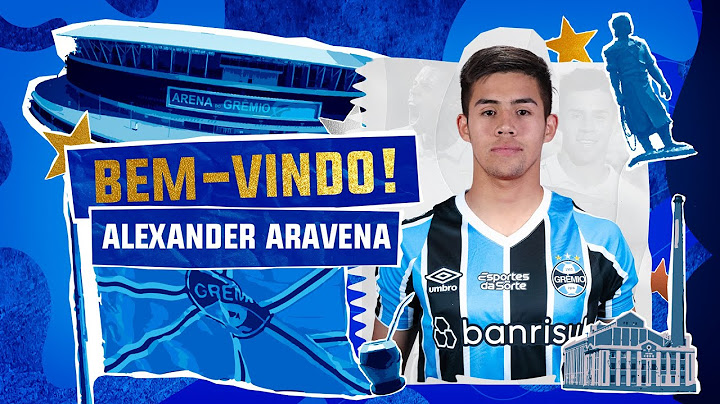 ALEXANDER ARAVENA É TRICOLOR 🇪🇪