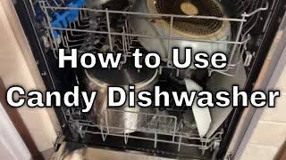 Candy Dishwasher - How to Use