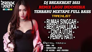 DJ BREAKBEAT RUMAH SINGGAH X CINTA UTUH REMIX BUCIN FULL BASS TERBARU 2022