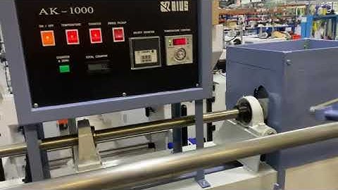 RIUS fully automatic Tipping Machine-Shoelace Tipping Machine ‪RIUS-COMATEX‬ #moderniostechnologijos