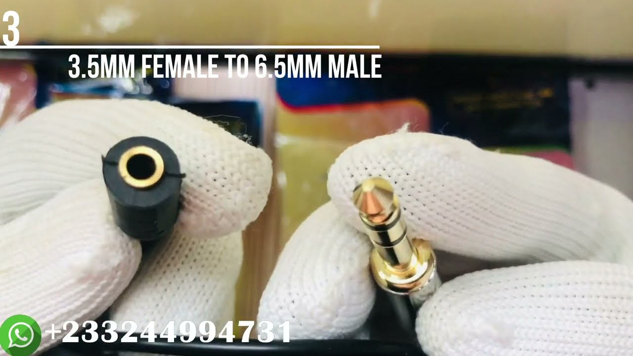Malemale Malefemale 3.5mm/6.5mm Aux Headphone Extension