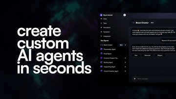 Create Custom AI Agents in seconds | beam.ai