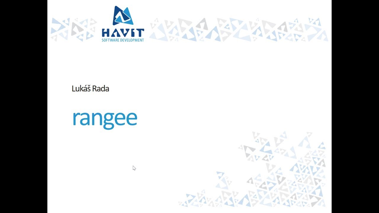 rangee - Serialize/Deserialize Range in HTML [Lukáš Rada, HAVIT ...