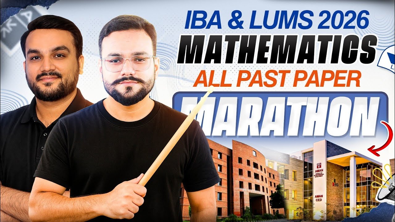 IBA LUMS Math Preparation 2026 I IBA LUMS Math Papers I IBA LUMS Math ...