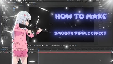 smooth Ripple Effect - After Effects Tutorial for Beginners