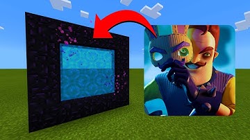 How To Make A Portal To The Secret Neighbor Dimension in Minecraft!
