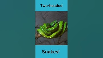 Double Trouble: Exploring the Fascinating World of Two-Headed Snakes #snakes #animals #shorts