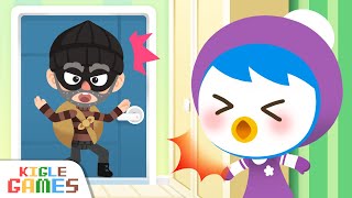 Don't Open the Door to Strangers! | Pororo English Kids Safety | KIGLE GAMES screenshot 3