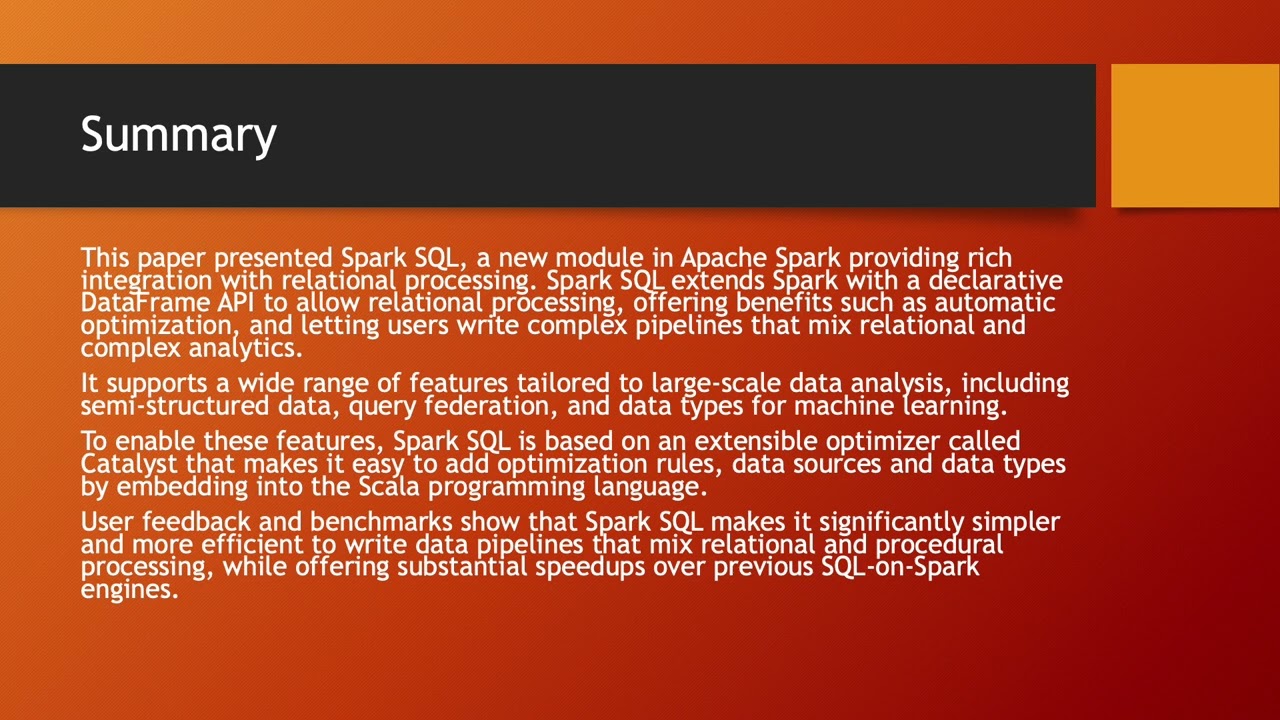 P80 | Spark SQL: Relational Data Processing in Spark