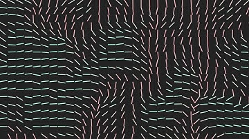 Perlin noise flow field simulation with After Effects