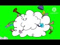 Fight Cloud Green Screen 