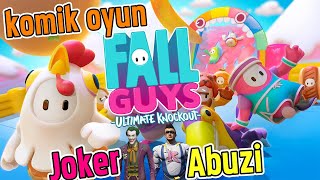 KOMİK OYUN FALL GUYS Joker ve Abuzi Oynuyor