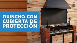 ¿Cómo hacer un quincho con cubierta de protección?