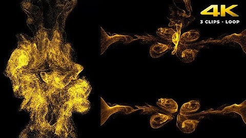 Gold Particle Mist Pack Stock Motion Graphics