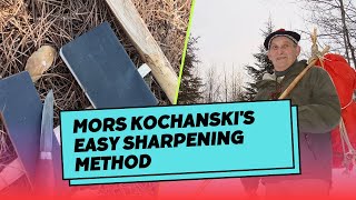Mors Kochanskis Sharpening Method From His Book Bushcraft
