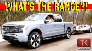Ford F150 Lightning Electric Truck RealWorld Review  Testing Towing, Range, OffRoad & More!