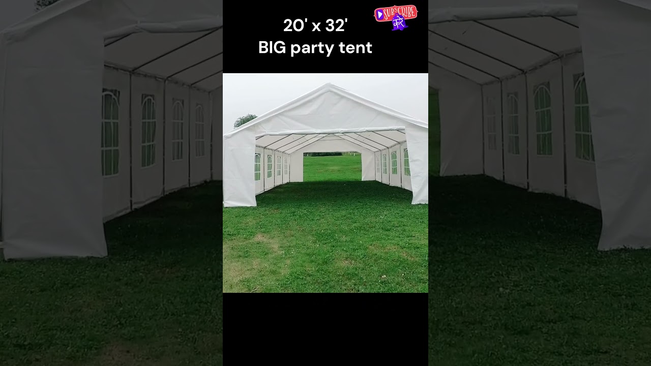 🎈🎇Here comes a PERFECT summer events partner: an elegant big party tent! 