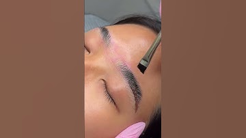 Obsesssseddddd with this brow tint application👏👏