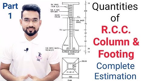 Quantities of R.C.C. Column (Part-1)