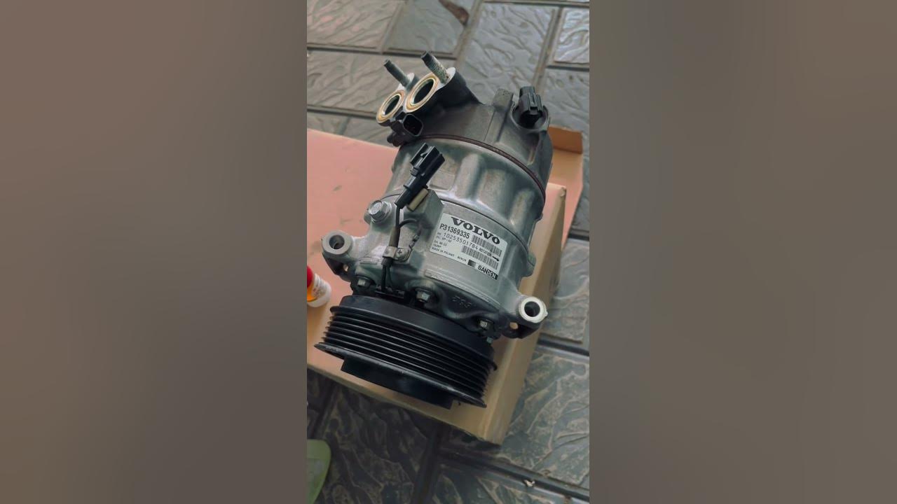 VOLVO XC90 AC Compressor Replacement 🔥 - YouTube