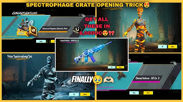 Mummy Set Crate Opening Trick😍 | 8,000 UC Get All These!🔥☠️
