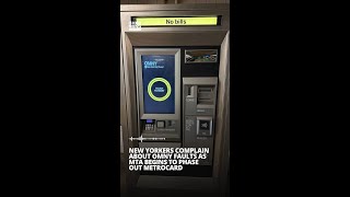 New Yorkers complain about OMNY faults as as MTA begins to phase out MetroCard