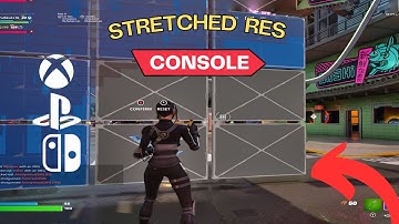 How to get Stretched Resolution on Console (Xbox/PS4/PS5/Switch) Fortnite