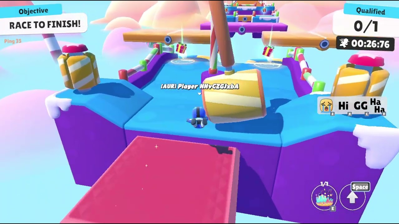 Stumble guys Floor flip glitchles world record (47s)