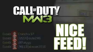 MW3 - AMAZING QUAD HEADSHOT FEED!!!