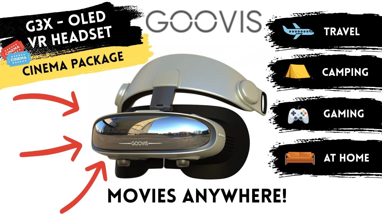 GOOVIS G3X Cinema Package 🎬 | Your Personal Movie Theater