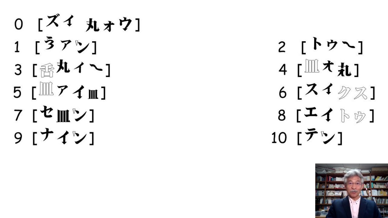 英語発音教材 数字を覚えよう 音楽付き Youtube