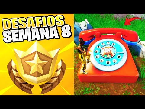 Camino A Ragnarok Fortnite Battle Royale En Espanol Desafios - como completar todos los desafios de la semana 8 en fortnite battle royale temporada 8 duration 7 48