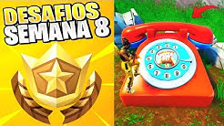 como completar todos los desafios de la semana 8 en fortnite battle royale temporada 8 duration 7 48 - mapa desafios fortnite semana 8 temporada 6