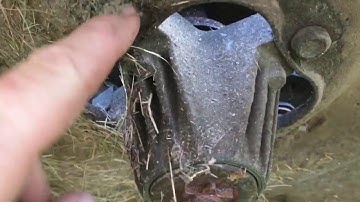 How to change a cub cadet blade spindle. XT1 46”