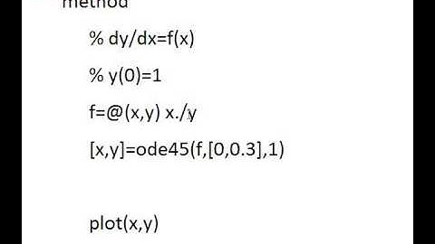 How to solve ode using matlab