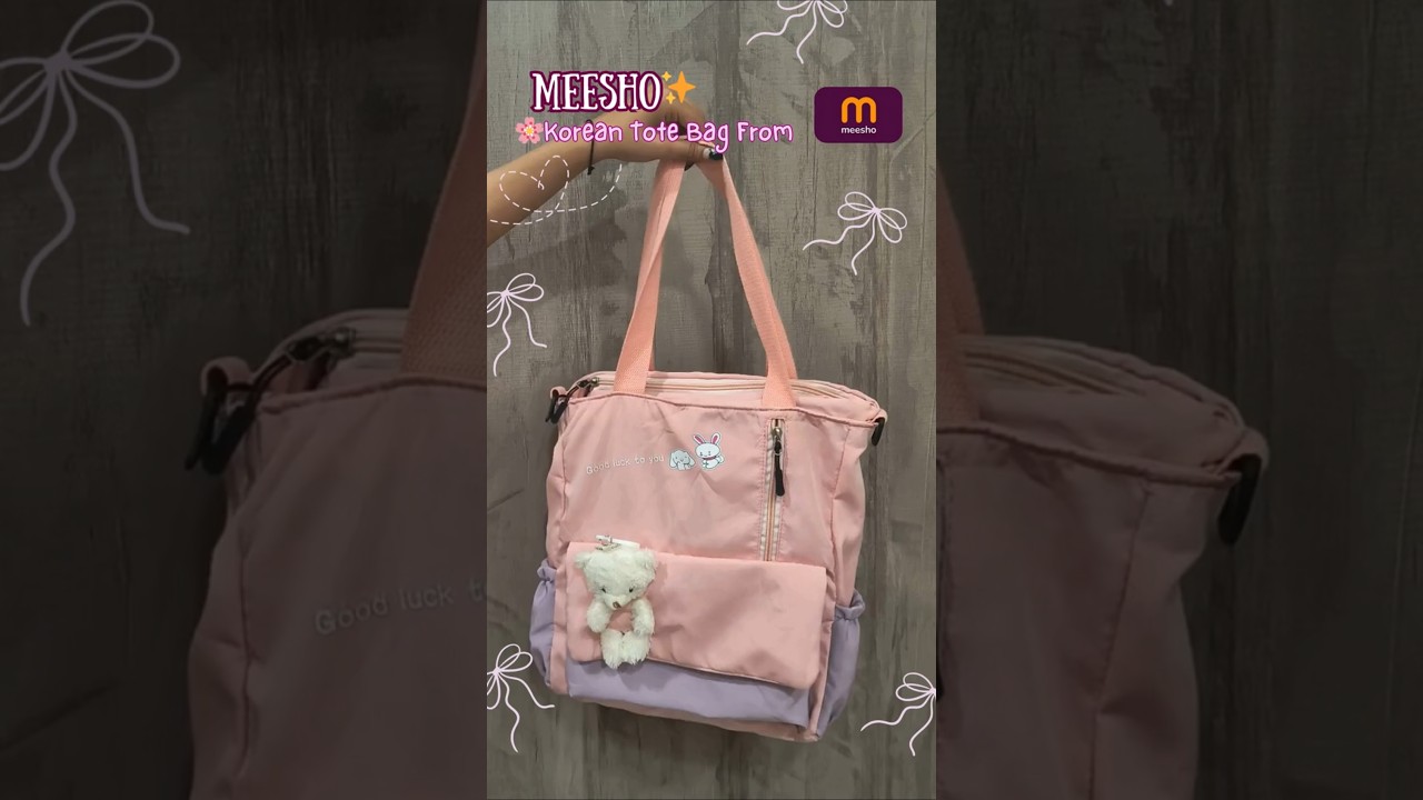 Korean Tote Bag-meesho🎀
