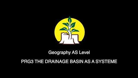 Geography AS Level, Grade 12, The Drainage Basin as a System