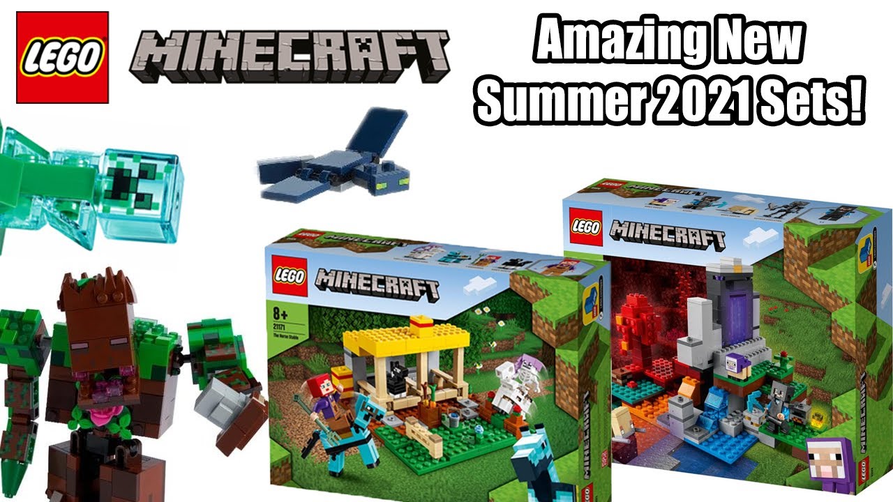 These new Lego Minecraft sets look decidedly more 'Lego' than ever before -  The Verge