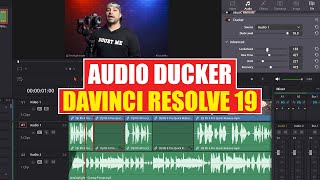 Audio Ducker DaVinci Resolve 19 [ Automatically Lower Music Audio w/ Dialogue ] Tutorial