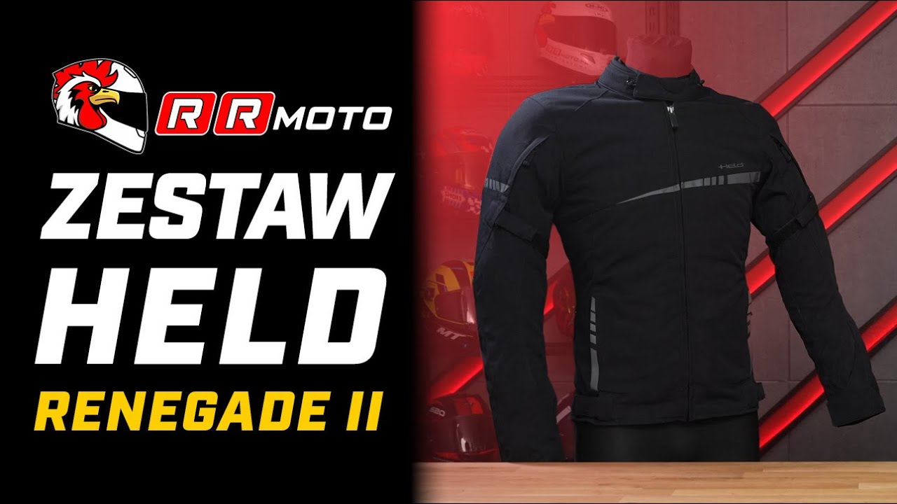 Kurtka tekstylna HELD RENEGADE II ANTHRACITE/GREY beżowy szary