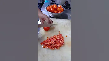 Fine Tomato Chopping 