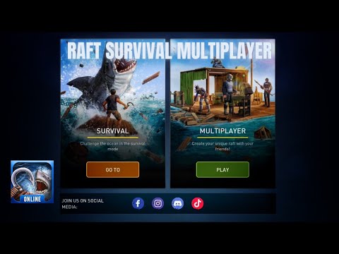 Raft Survival Multiplayer Gameplay - jerryisgaming