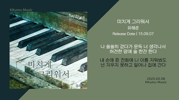 유해준 - 미치게 그리워서 (울지않는 새 OST) // 가사