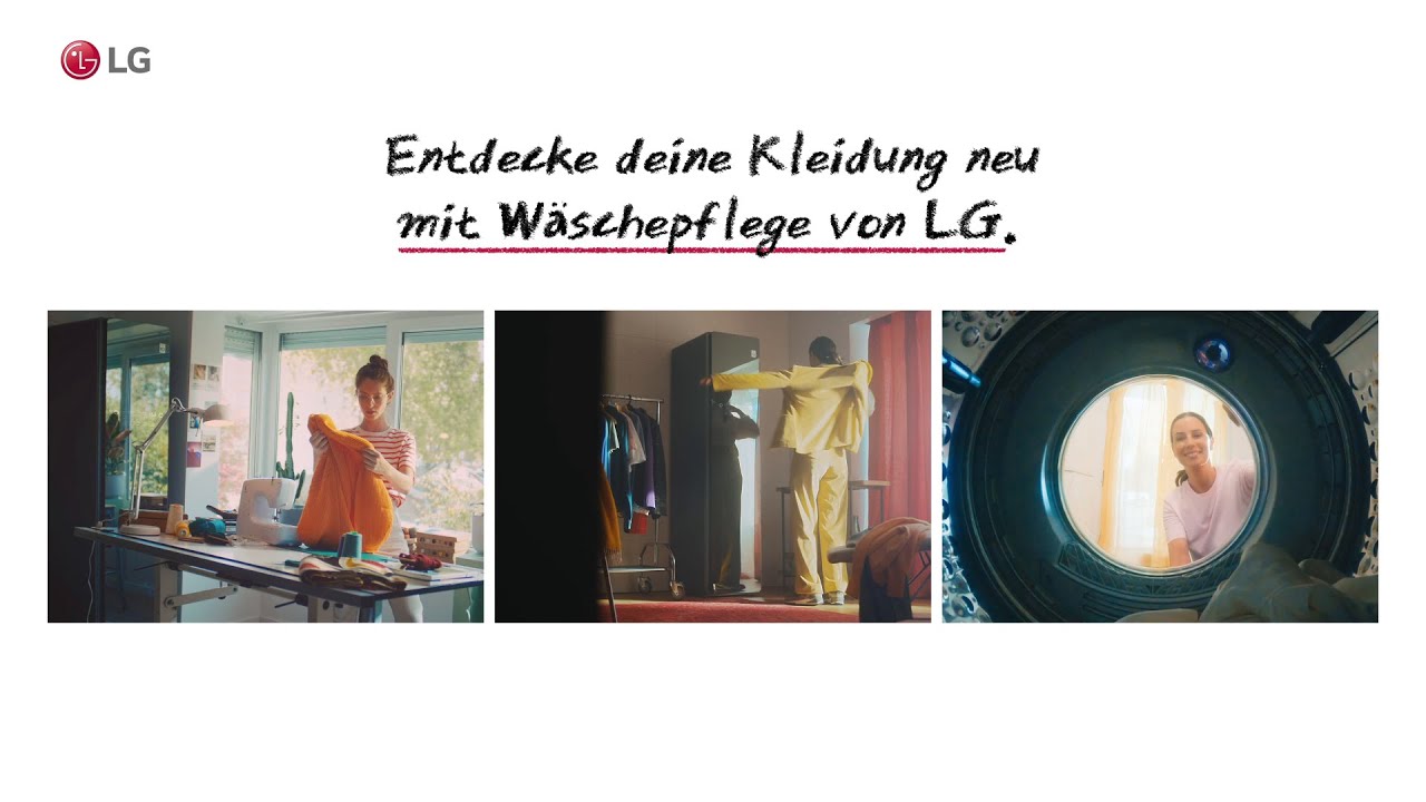 LG Styler Schonende Trocknung dank dem LG Styler YouTube