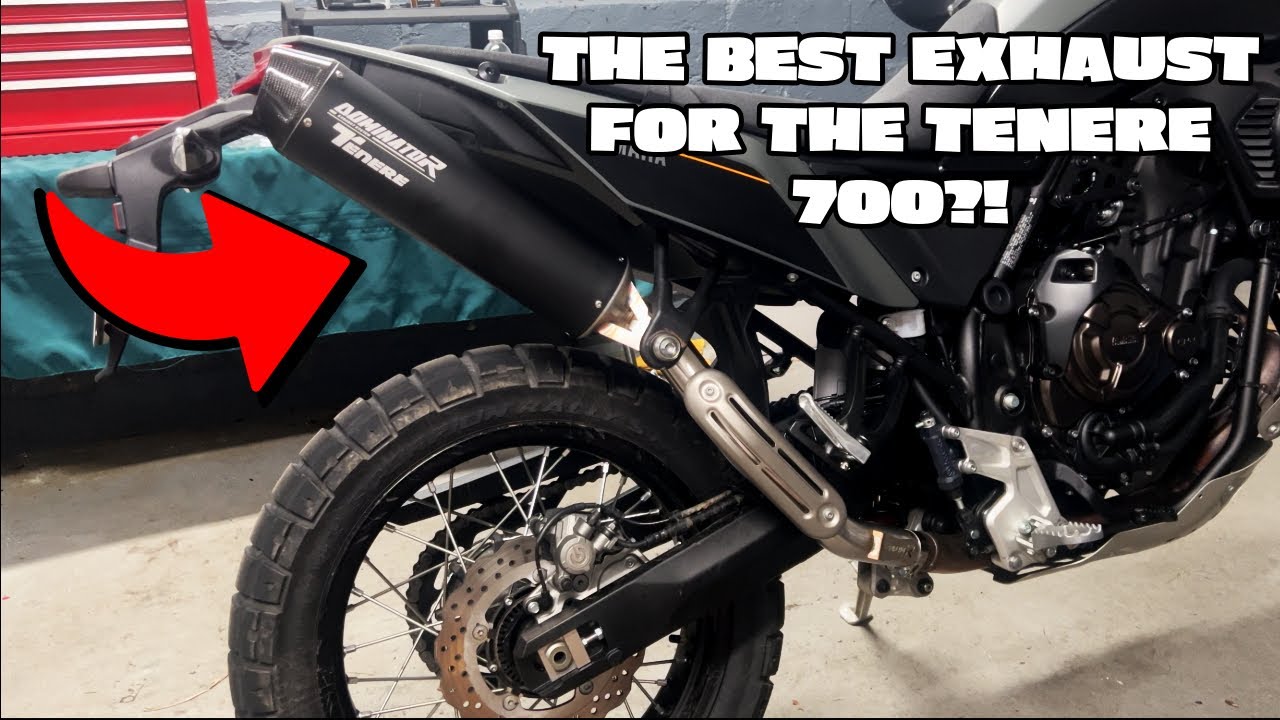 THE EXHAUST SOLUTION NO ONE TALKS ABOUT! Yamaha Tenere 700 Dominator Exhaust