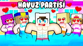 KIZ HAYRANLARIM VS ENES ARSLAN HAVUZ PARTİSİ  ⚠ Minecraft