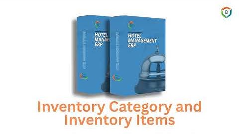 Setup Inventory Category and Inventory Items