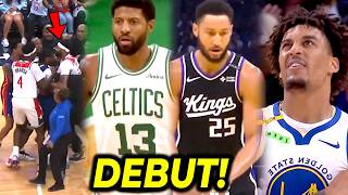 Ben Simmons is BACK, debut ni Paul George! | Napaaway si AD may na-eject, jackpot ang Warriors!