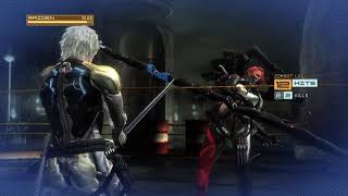 (MOD)Character Swap; Raiden(Prologue sword and sheath) Vs. Mistral | METAL GEAR RISING REVENGEANCE