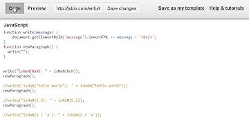 09  isNaN and parseFloat